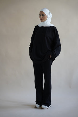 LIA Cozy Sweater - Black - #abc