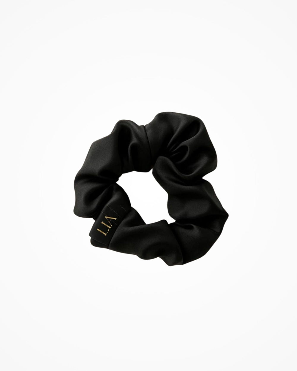 LIA Seidenhaargummi Black