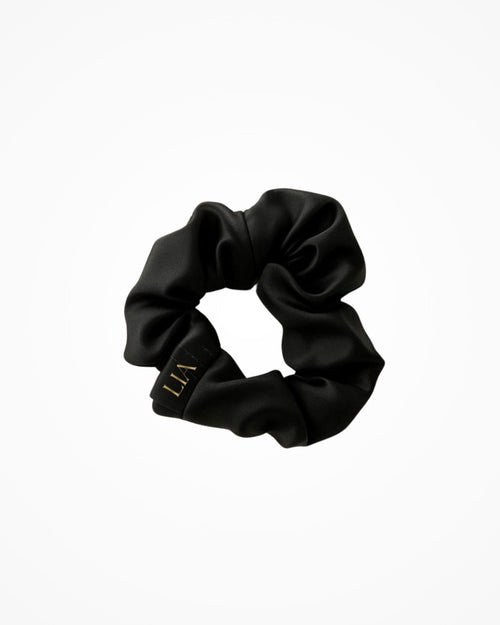 LIA Seidenhaargummi Black