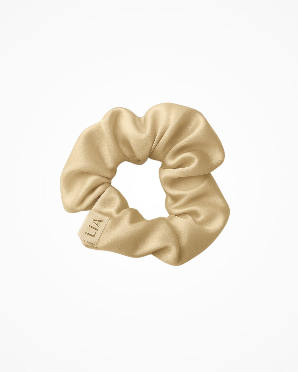 LIA Seidenhaargummi Beige