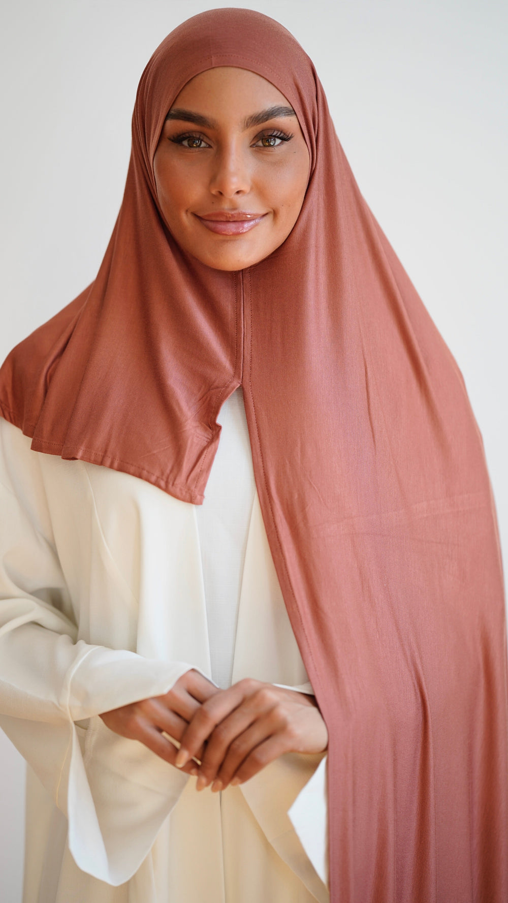 Instant Premium Jersey Hijab Salted Caramel