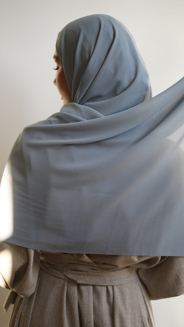 Premium Chiffon Hijab with Bone "Cloud"