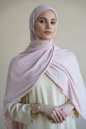 Jersey Hijab Bamboo Mink