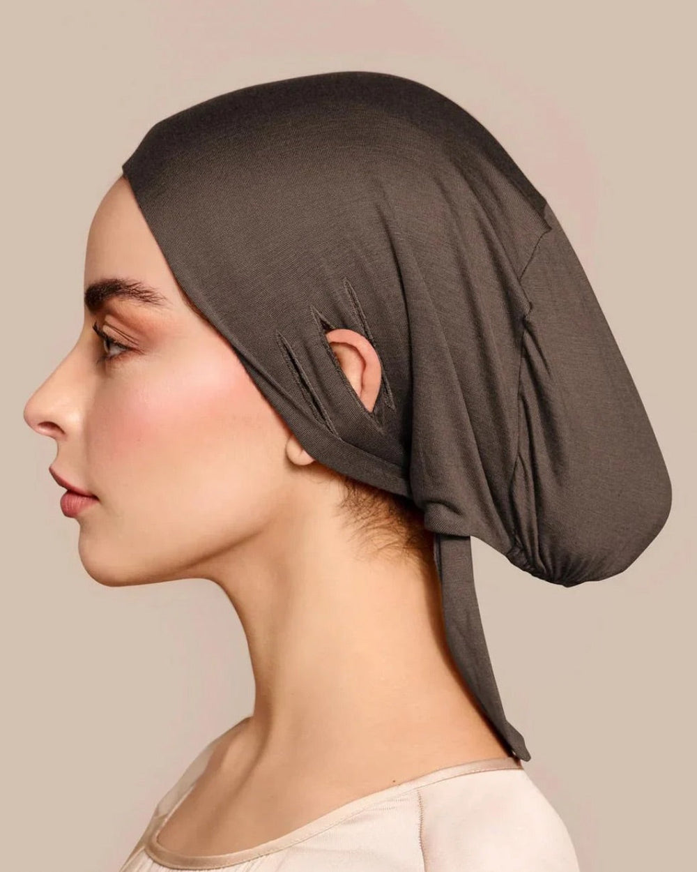Untertuch Unterkopftuch Hijab Bone Brown