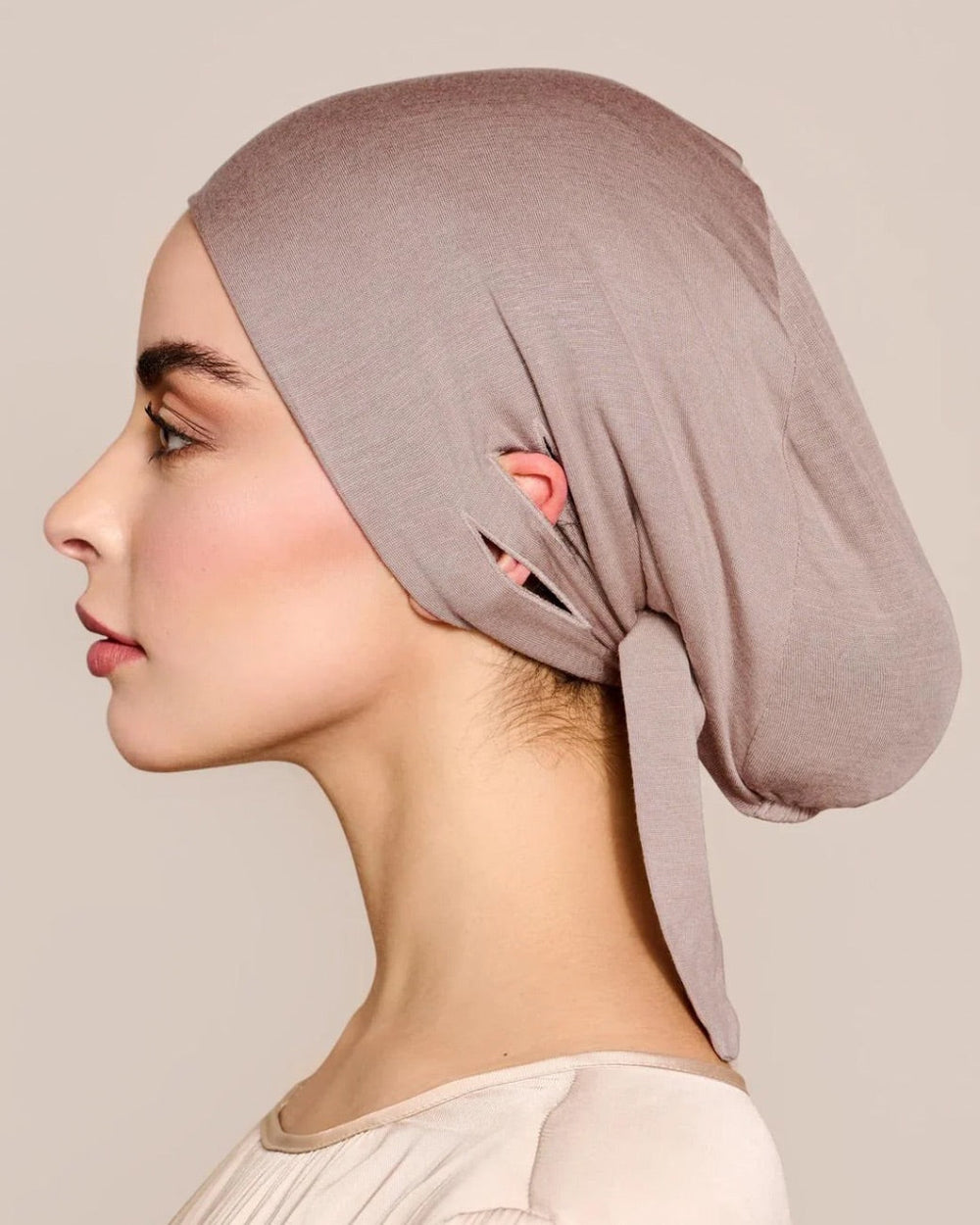 Untertuch Unterkopftuch Hijab Bone Dusty Rose