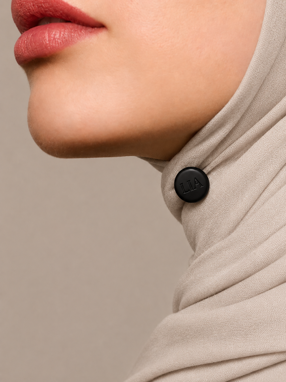 Premium Hijab Magnets | 2er Set Magpins Schwarz & Weiß