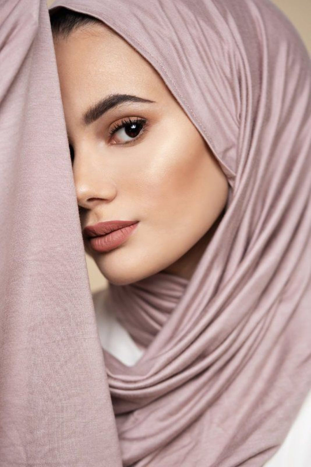 Instant Premium Jersey Hijab Flieder